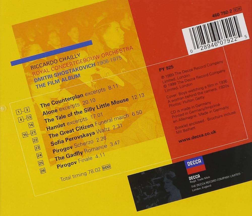 D. Shostakovich, Riccardo Chailly, Royal Concertgebouw Orchestra